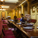 1st Class dining lounge on SS Great Britain