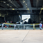 Battle of Britain Memorial Flight - Parking the planes