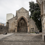 Holyrood Church, a memoriam to the merchant navy men who lost their lives in World War II. Southampt