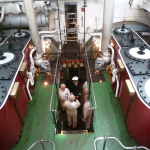 SS Shieldhall - Passengers on-board the Shieldhall are encouraged to visit the working parts of the 