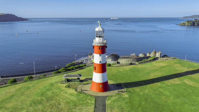 Smeaton's Tower on Plymouth Hoe - by Jay Stone 